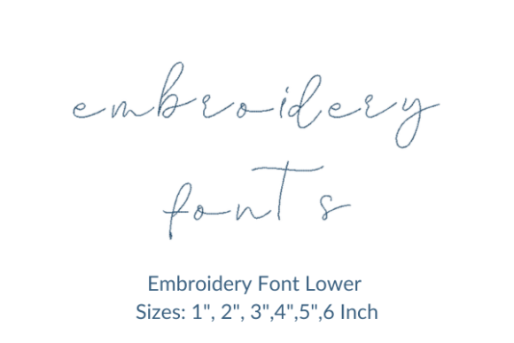 Dealoras Font Lowercase Embroidery Review