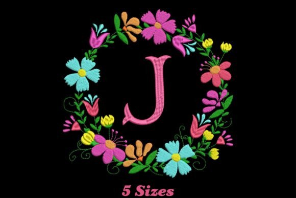 Flower Alphabet Letter J Review for Craft Fairs
