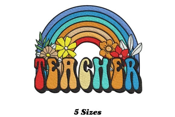 Retro Teacher Rainbow Embroidery Review
