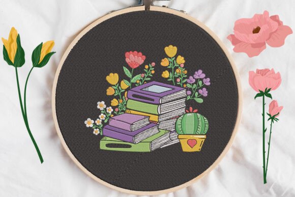 Review: Book Flower Embroidery Design for Creative Projects