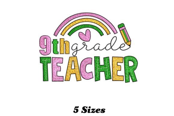 Review: Lovely 9th Grade Teacher Embroidery Design