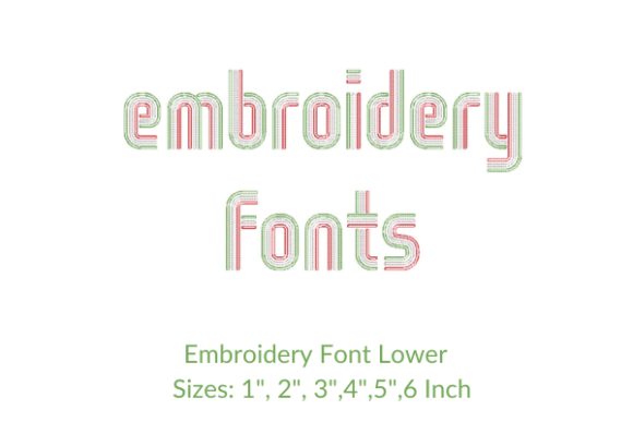 Wox Font Lowercase Embroidery Review